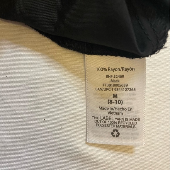 NWT Time and True size medium black bias midi skirt - Picture 5 of 6